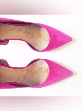 Sam Edelman Women's Hot Pink Pointed-Toe Heels